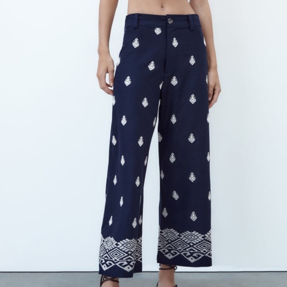 Embroidered Culottes - image 1